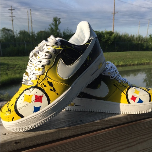 Nike | Shoes | Custom Steelers Afs | Poshmark